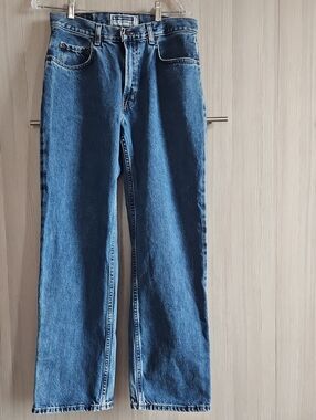 Old Navy Straight Leg Jeans Medium Blue Denim 31x30